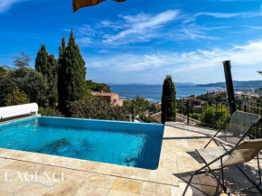 Villa vue mer ,avec piscine et jardin Lavandou